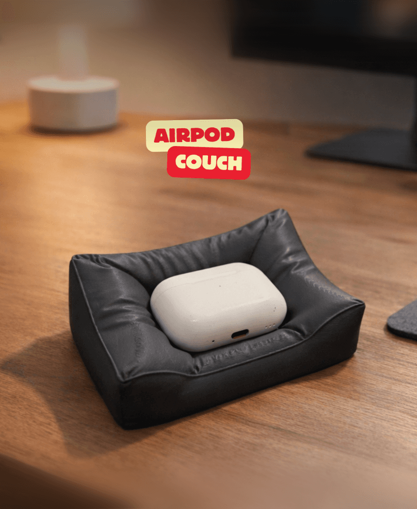 AIR POD COUCH / STORAGE YOUR AIR PODS ON A COUCH / APPLE ACCESSORIES / HOMEDECOR 3d model