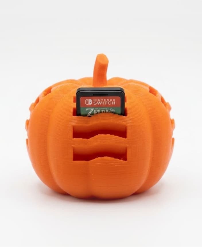 Pumpkin Switch Game Holder 3d model