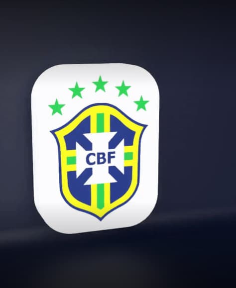 Brazil National Team - LED strip compatible 3d model