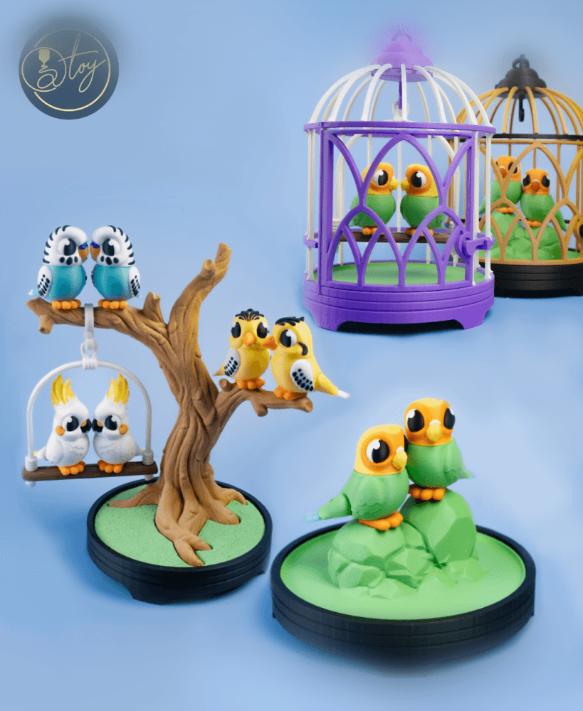 Pet Bird Collection 3d model