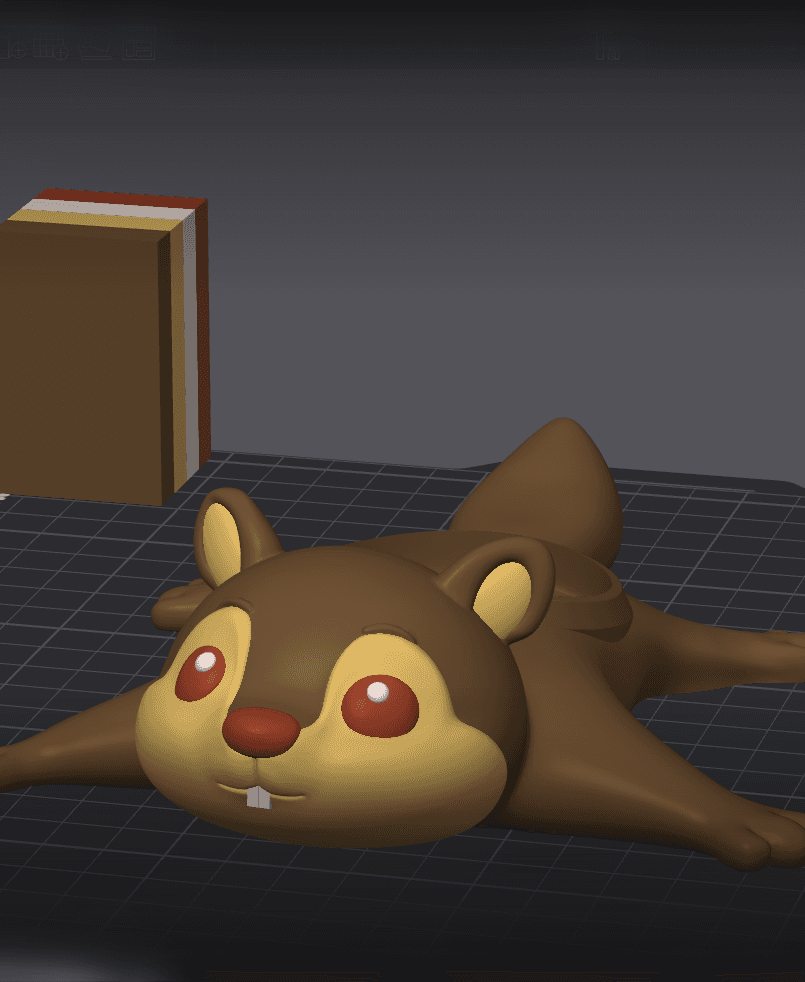 Flying Squirrel Cup Holder 3d model
