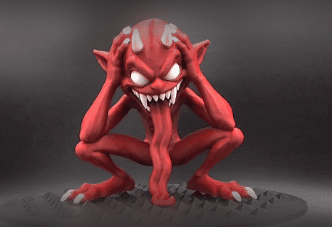 Devilish Imp - Multicolor Figure 3d model