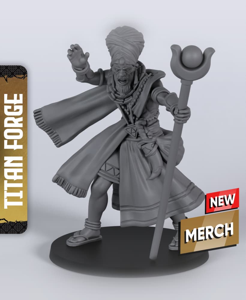 Un-Nefer - With Free Dragon Warhammer - 5e DnD Inspired for RPG and Wargamers 3d model
