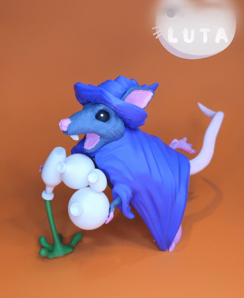 Clumsy Rat 3d model