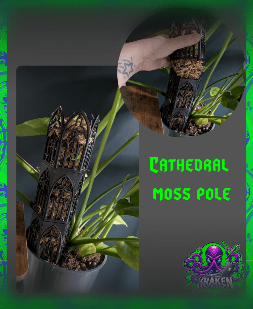 Cathedral Moss Pole 3d model
