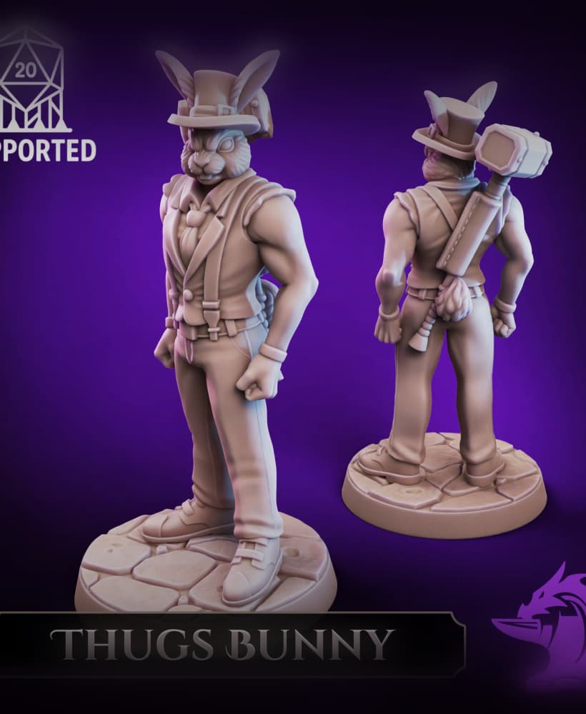 Rabbit Folk Enforcer 3d model