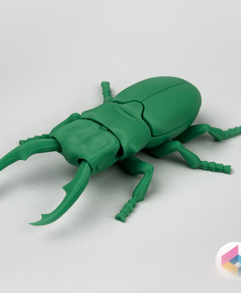 Foldable Stag Beetle - Flexi 3d model