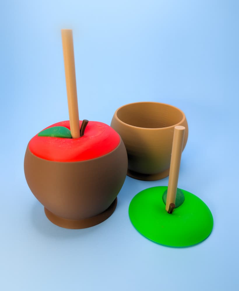 Candied Apple Jar 3d model