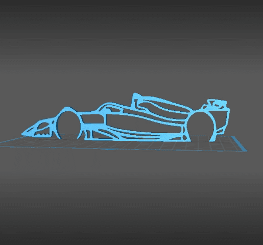 Formula 1 - Wall Art 3d model