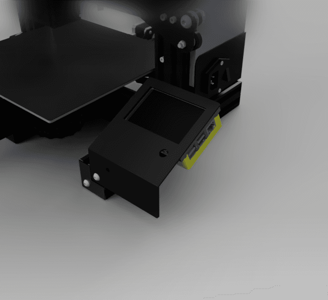 Inland 3.5" Display Ender 3 Mount rpi 4 3d model