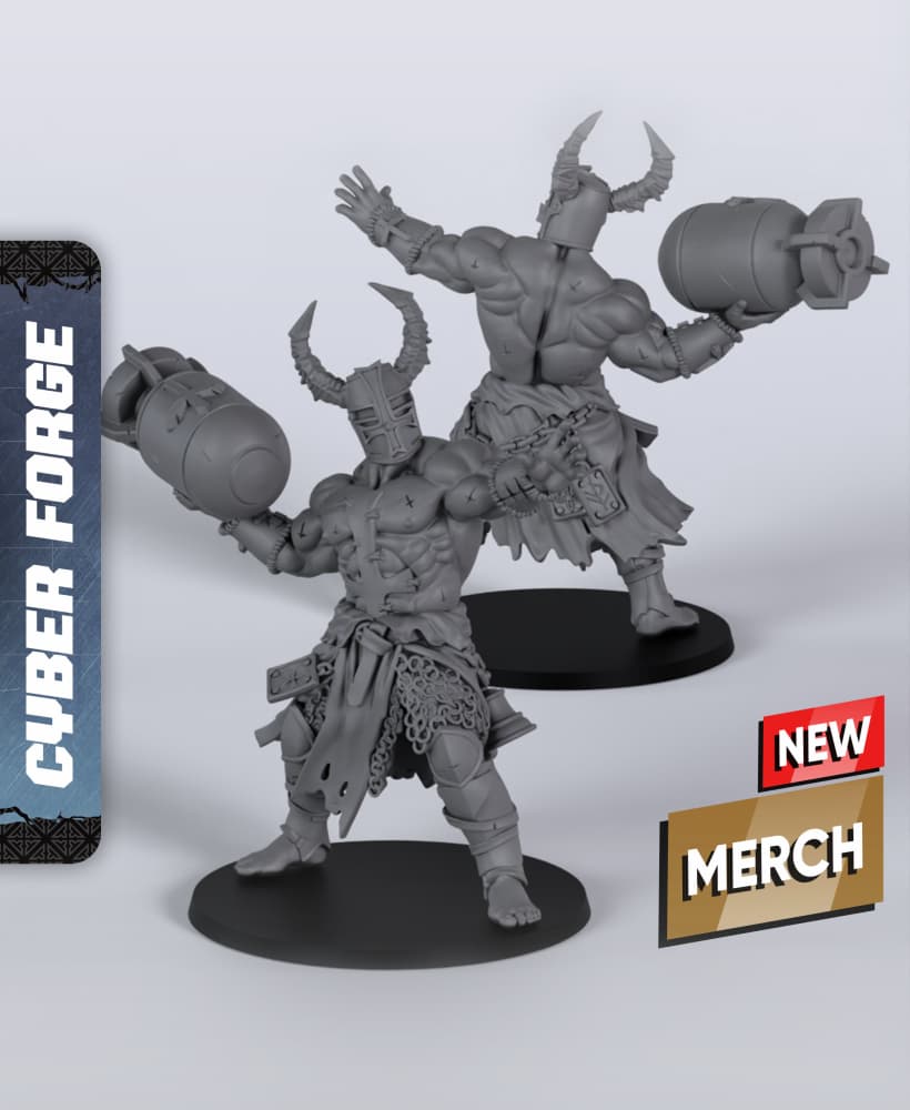 Artillery Witch - With Free Cyberpunk Warhammer - 40k Sci-Fi Gift Ideas for RPG and Wargamers 3d model