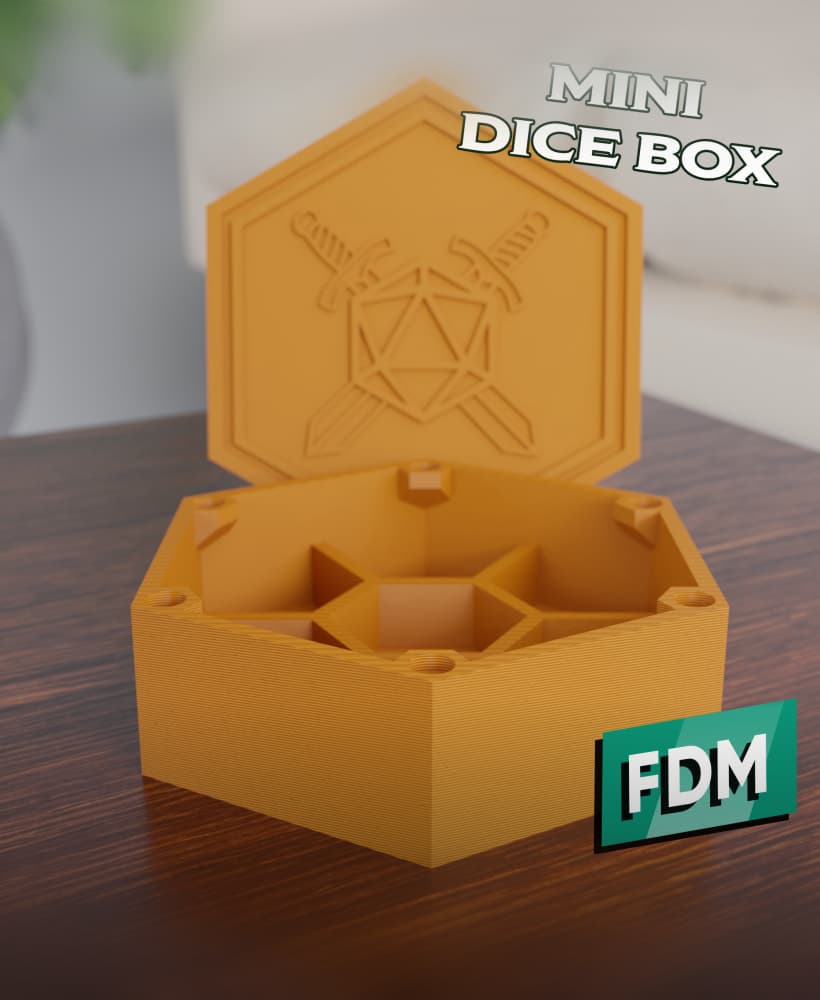 RPG - Mini Dice Box 3d model