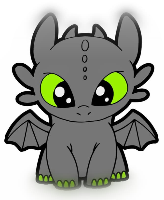 Toothless - FREE wall art 3d model