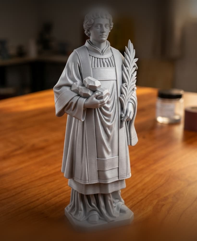 Saint Stephen Statue 3d model
