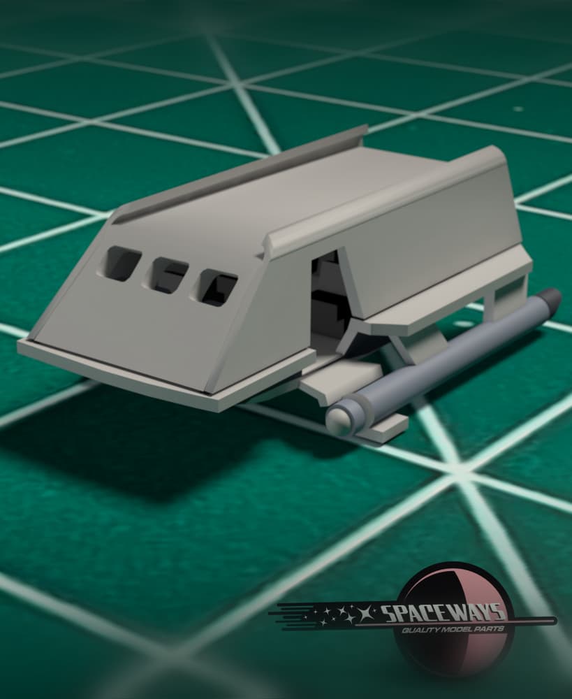 1/350 TOS Shuttlecraft with Open Door and Interior 3d model