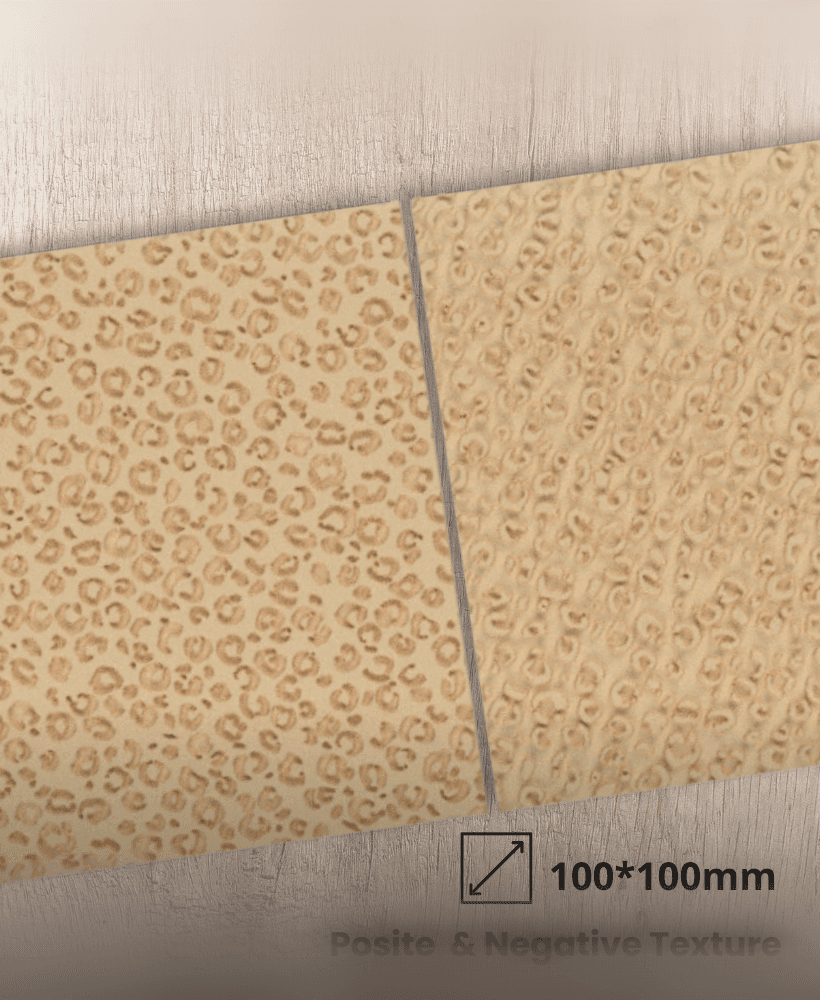 Flat Leopard Texture for Polymer Clay | Seamless & Realistic Impressions 3d model