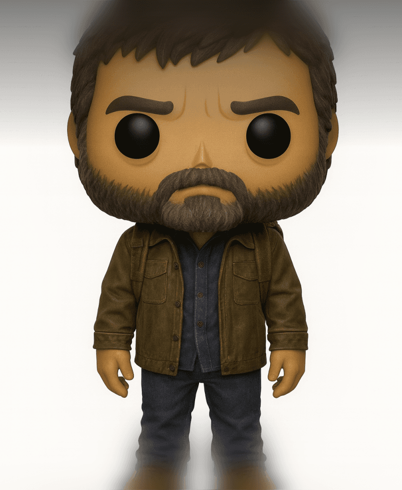 JOEL THE LAST OF US FUNKO POP STYLE – STL Fan Art Model 3d model