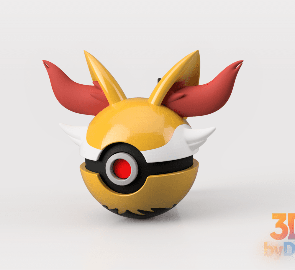 Braixen Pokeball 3d model