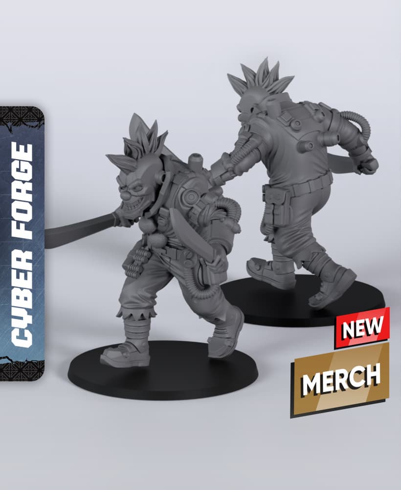 Gigante - With Free Cyberpunk Warhammer - 40k Sci-Fi Gift Ideas for RPG and Wargamers 3d model