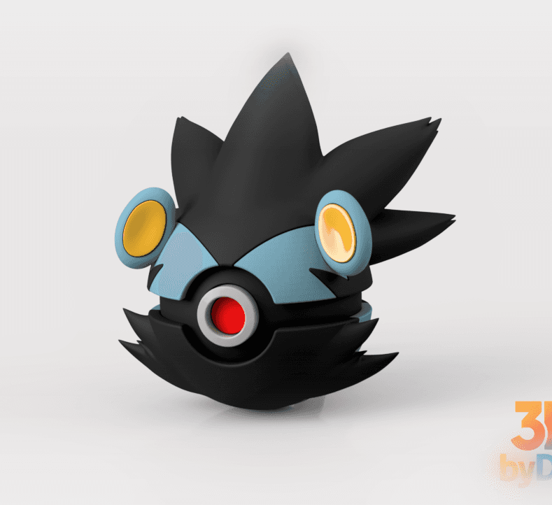 Luxray Pokeball 3d model