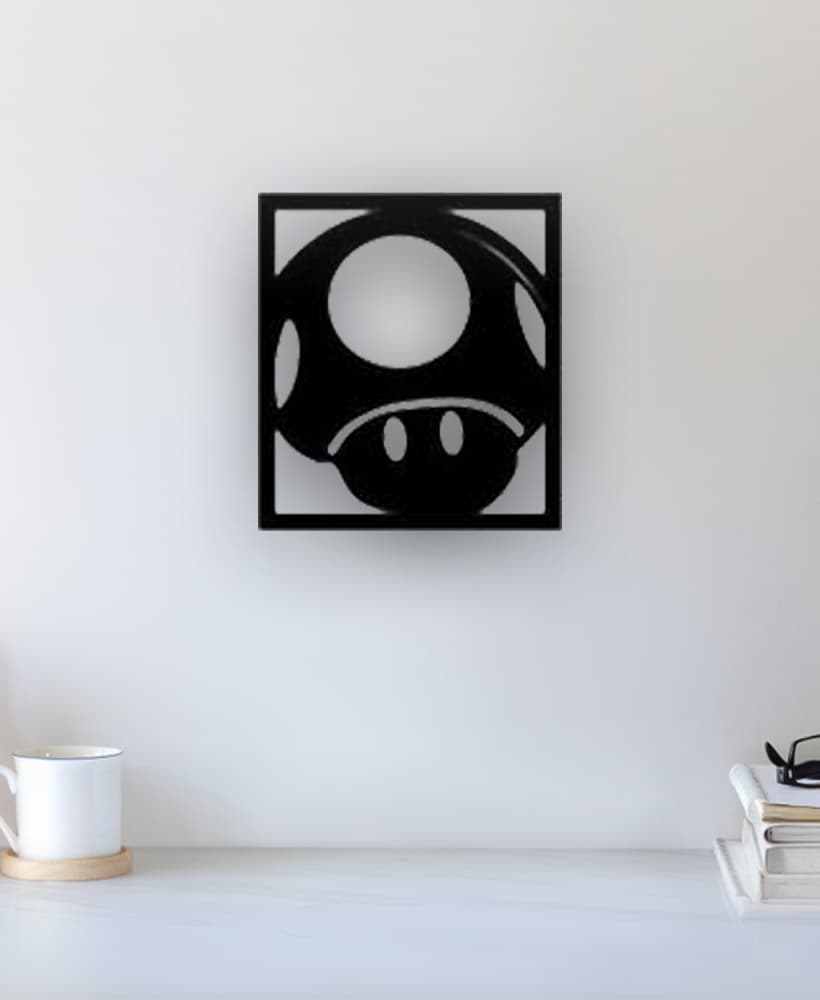 Super Mario Wall Art 3d model