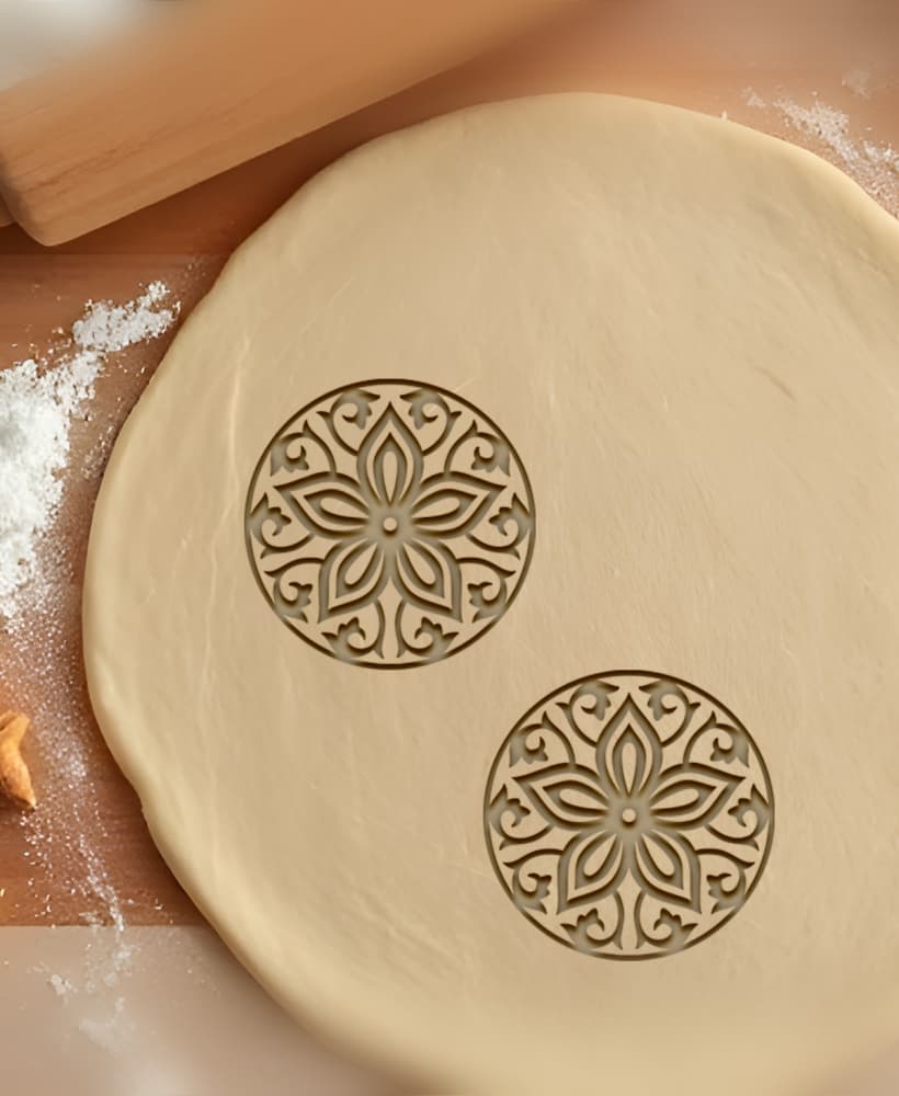 Flower Cookie Cutter, Biscuit Cutter 3d model