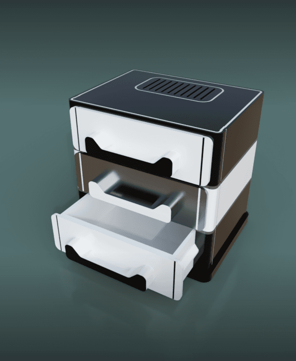 ModuStack Drawer System 3d model