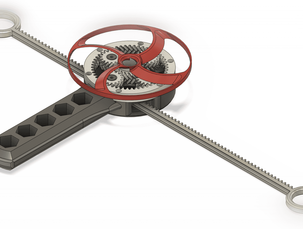 Flying Top Spinner 3d model