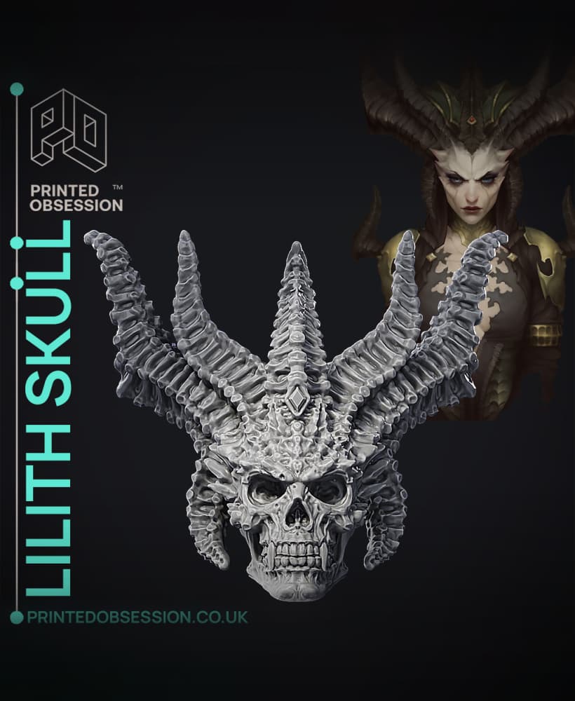 Lilith's Skull - Diablo V - Fan Art 3d model