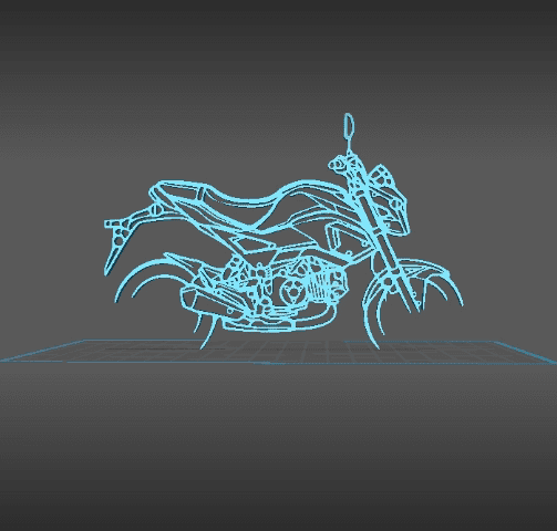 Honda - Grom Wall Art 3d model