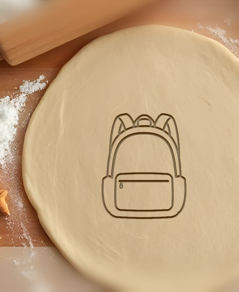 Bag Cookie Cutter, Biscuit Cutter 3d model