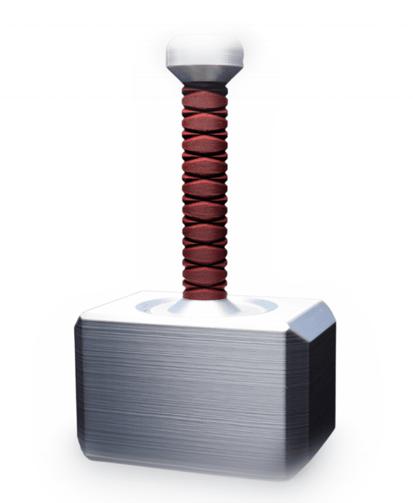 Mjolnir Hammer STL Thor’s Hidden Compartment 3D Model No Supports Needed FDM/FFF Ready – Dice Ho 3d model