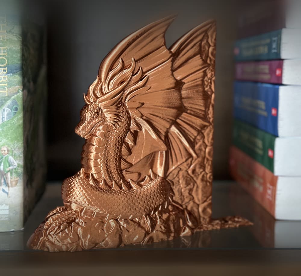 Dragon Bookend: Support-free 3d model