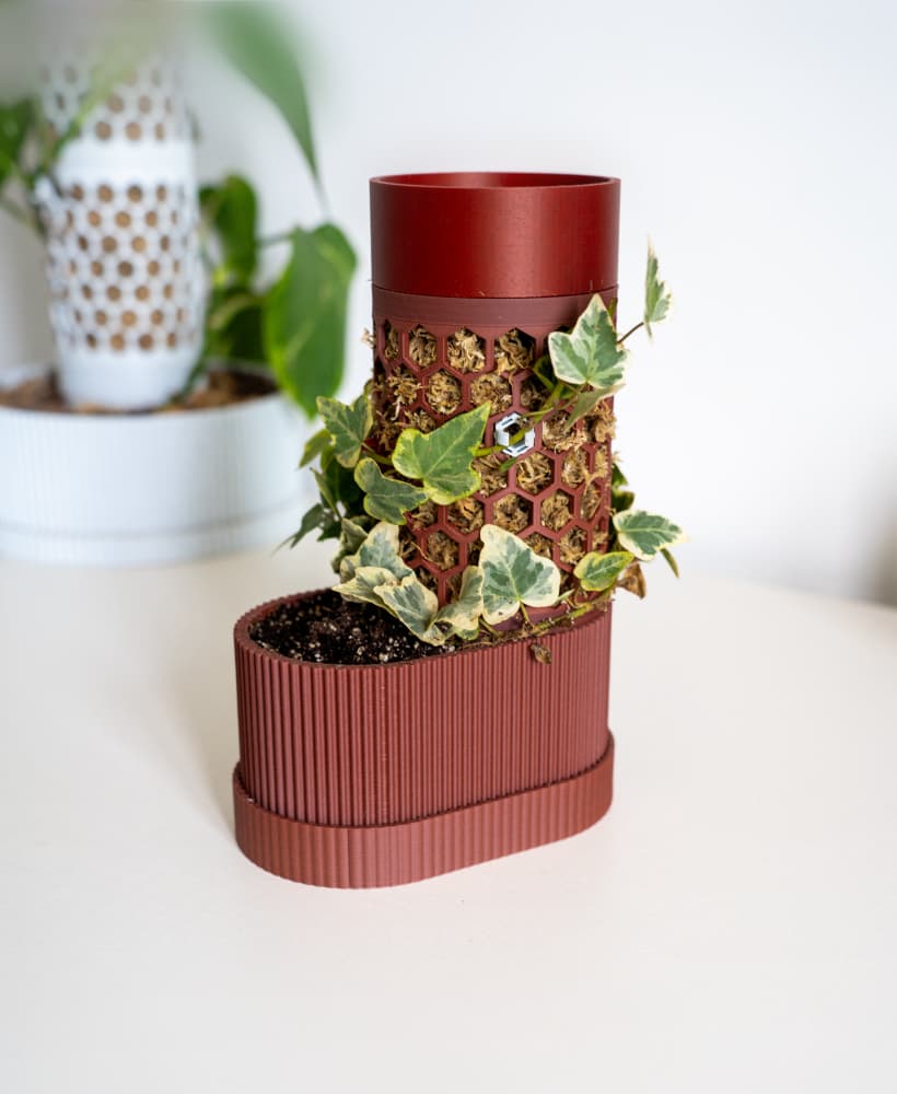 ClimbBud - Modular Moss Pole Planter for Climbing Plants 3d model