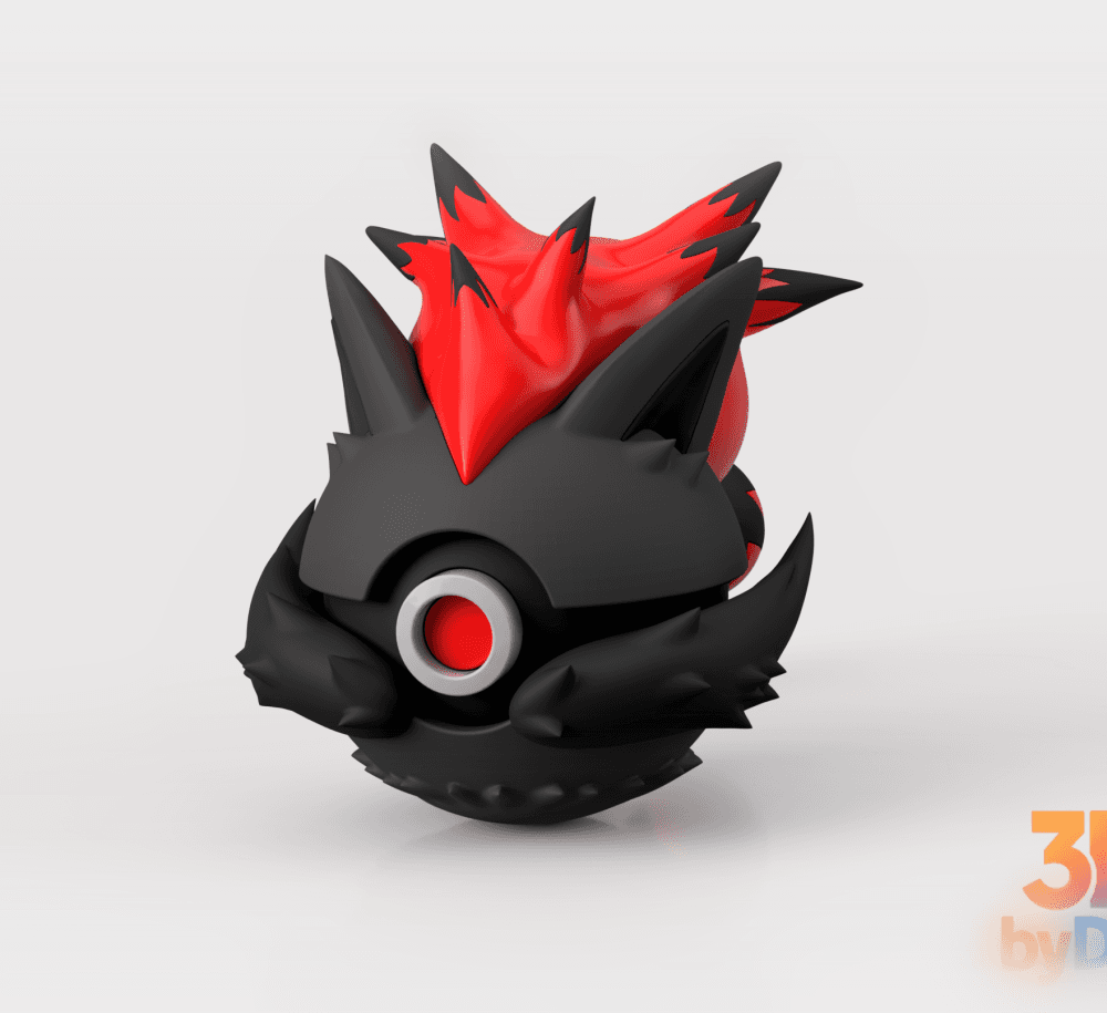 Zoroark Pokeball 3d model
