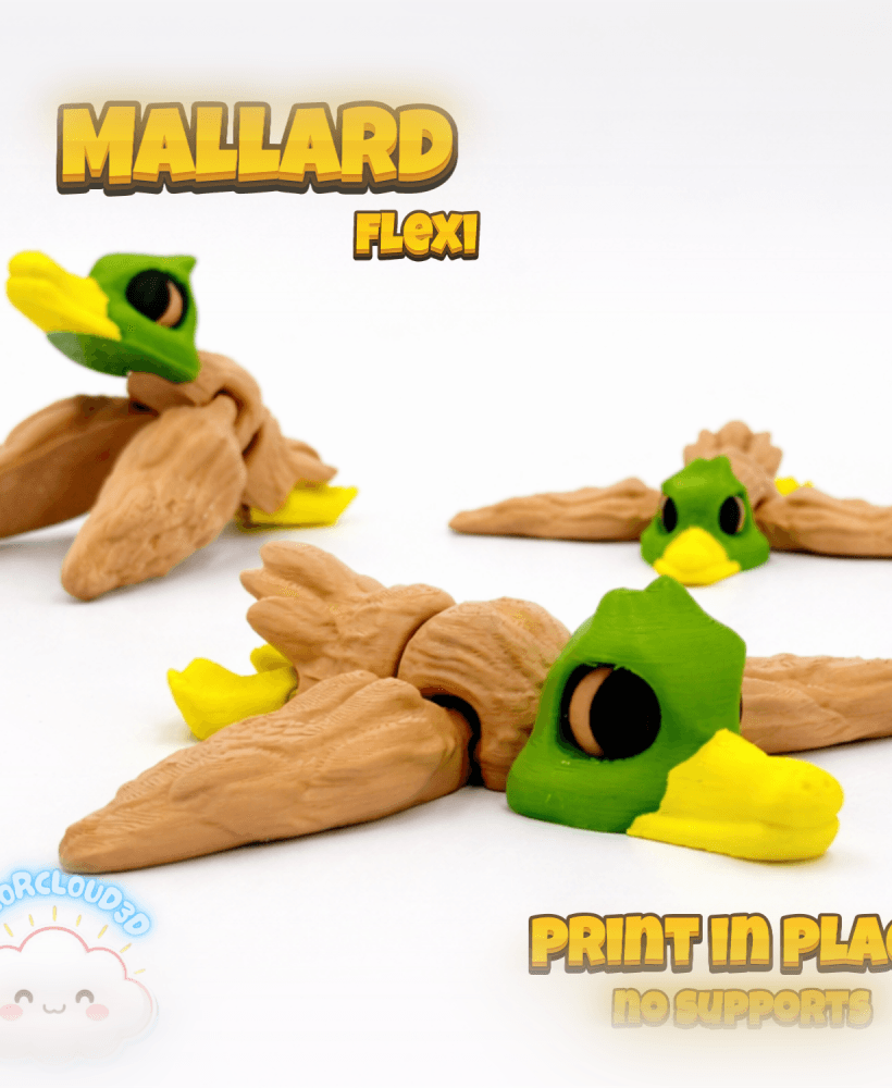 Mallard Duck - Flexi 3d model