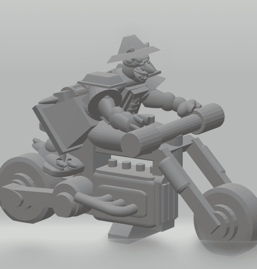 FHW Zorblin Biker Concept 3d model