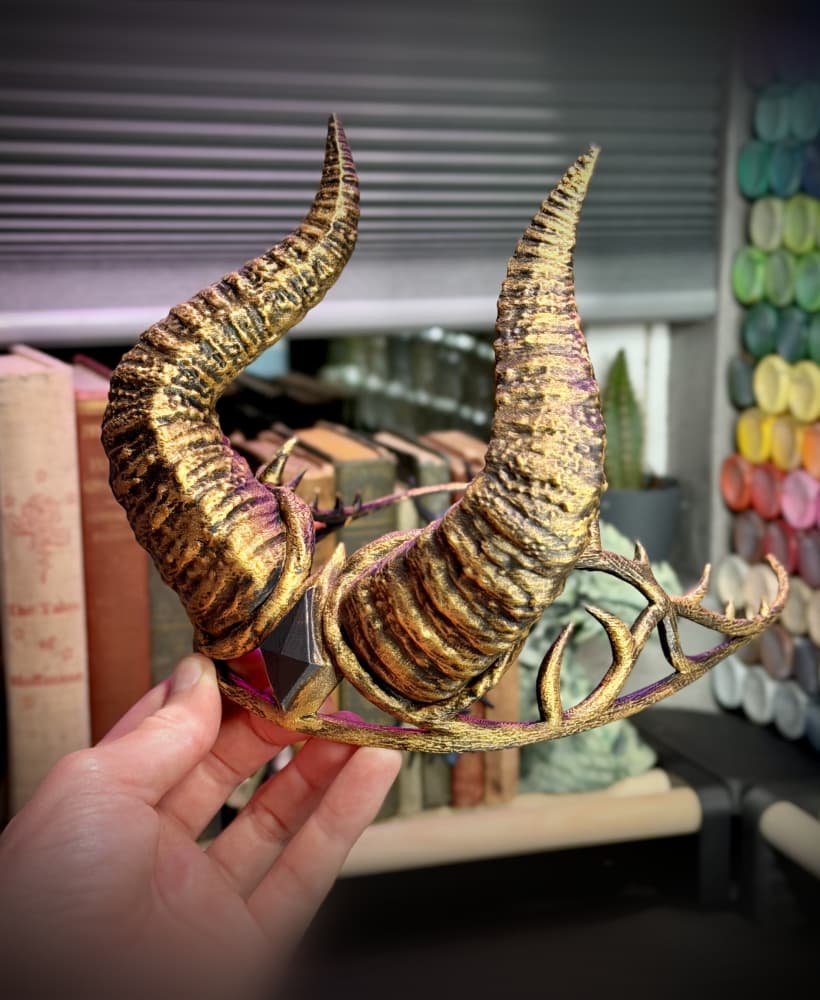 Horned tiara 3d model
