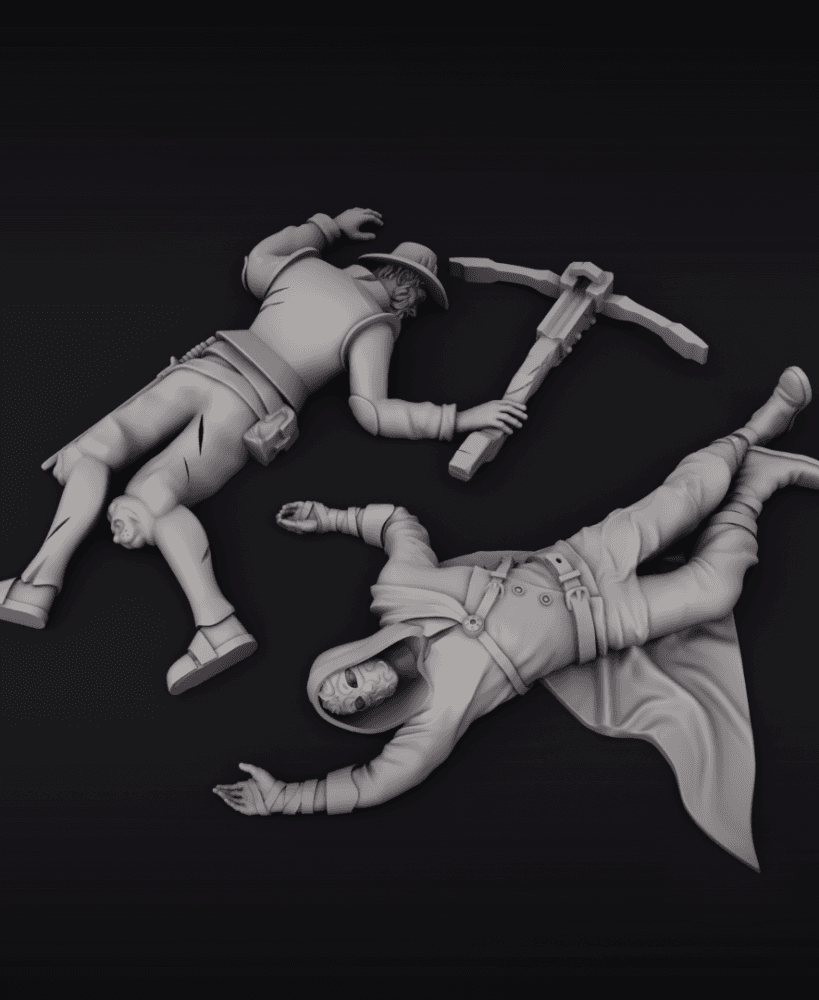 Casualties TTRPG NPC Minis 3d model