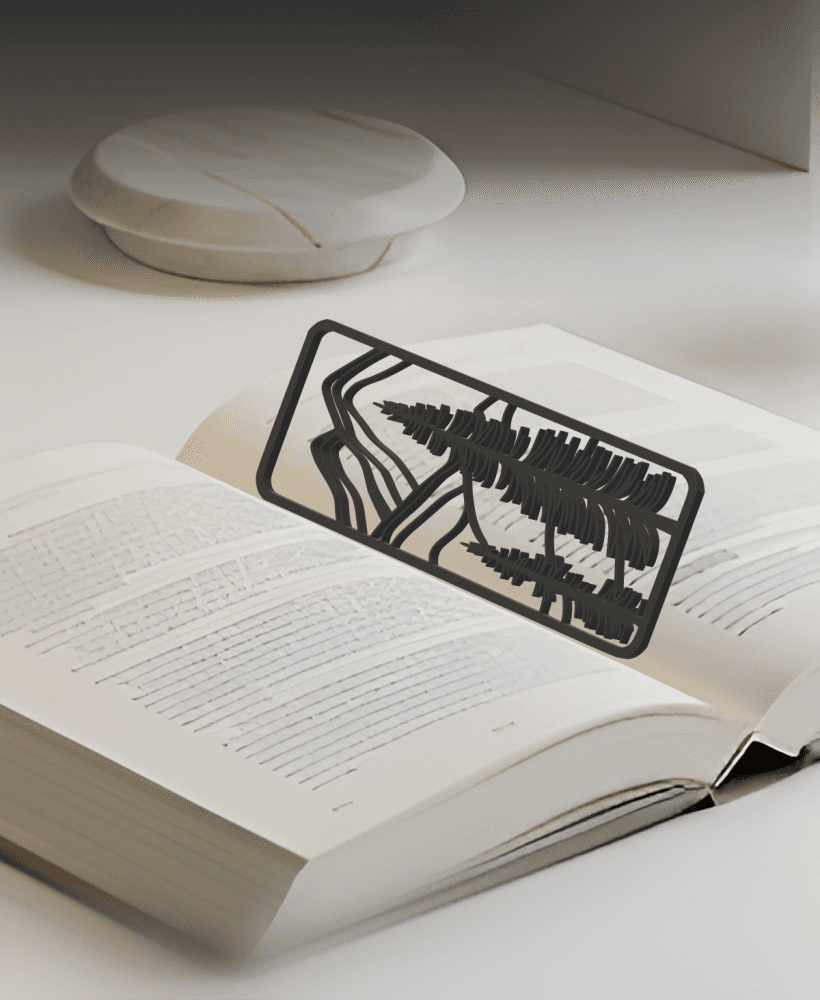 Mountain View Bookmark, Creativity Bookmark, Gift Idea 3d model