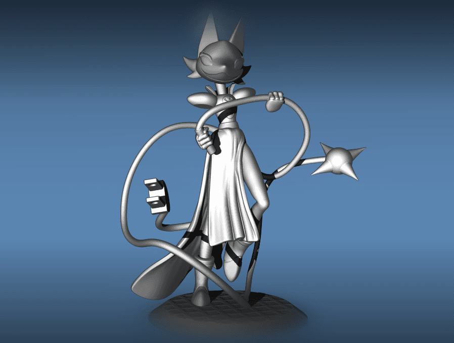 Tasque Manager - Deltarune 3D Printable STL Model 3d model