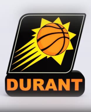 Phoenix Suns Sign - LED Strip Compatible 3d model
