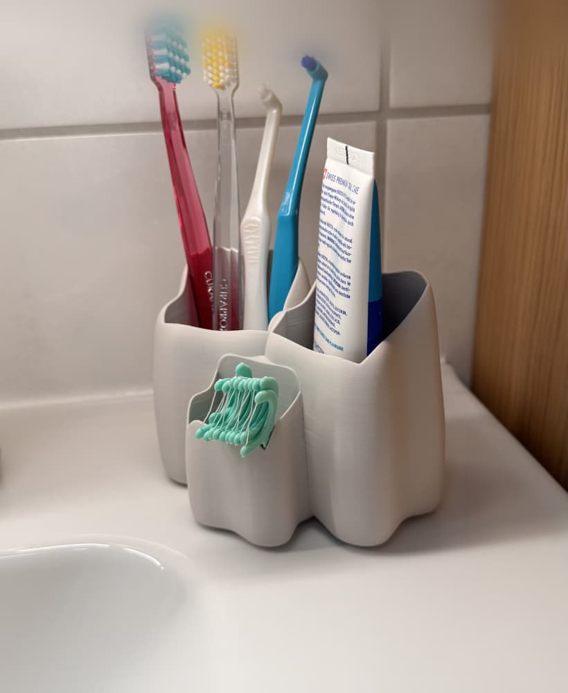 Toothbrush stand/ Bathroom organizer 3d model