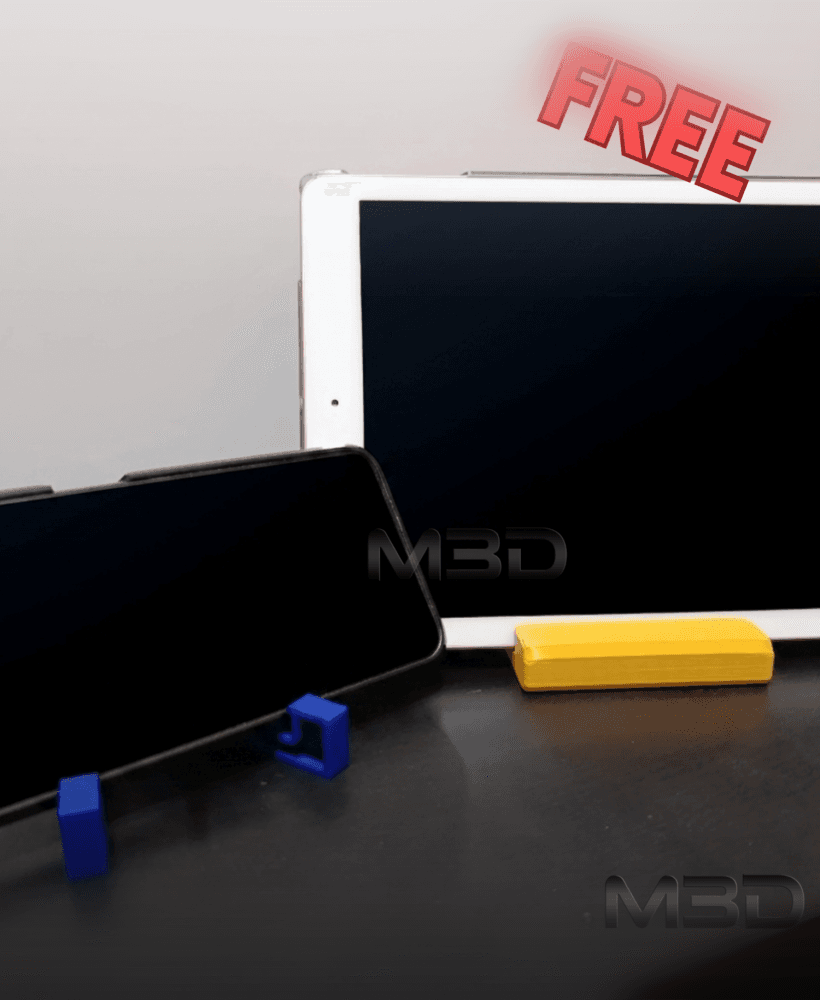 Essential Stand for Smartphone & Tablet - Set of 2 / no supports / 3mf included 3d model