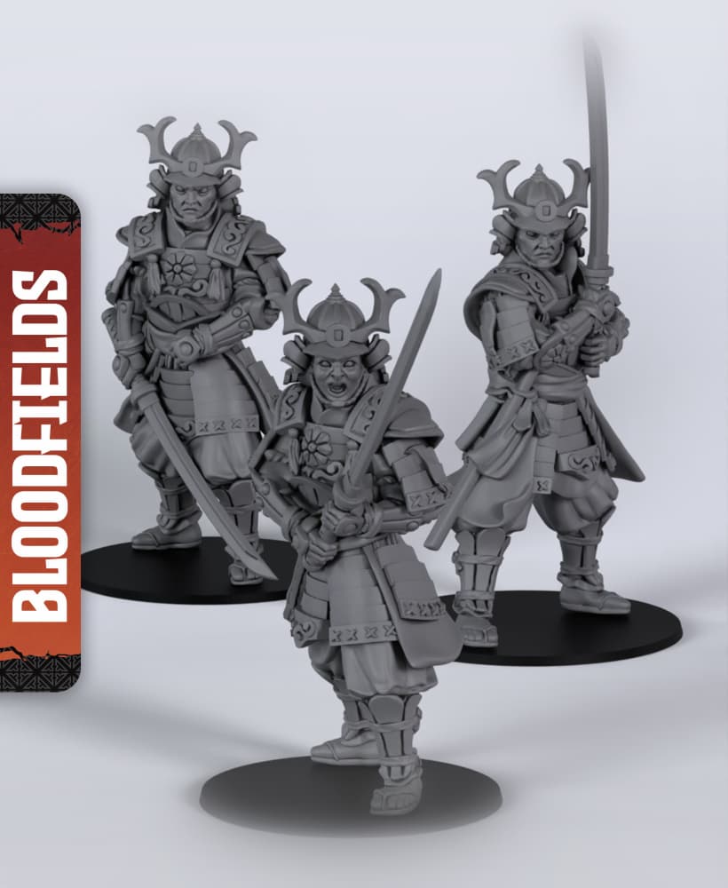 General Yoshimaru - With Free Dragon Warhammer - 5e DnD Inspired for RPG and Wargamers 3d model