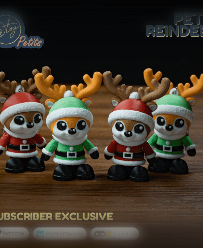 Petit Reindeer 3d model
