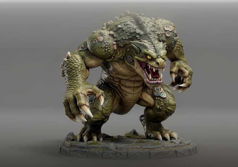monster.3mf 3d model