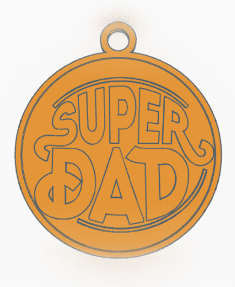 Super Dad.stl 3d model