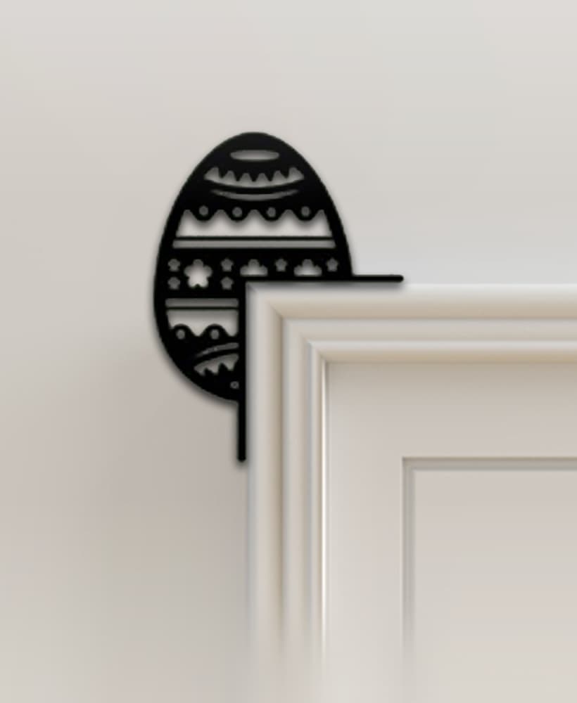 Egg Door Corner Decor 3d model