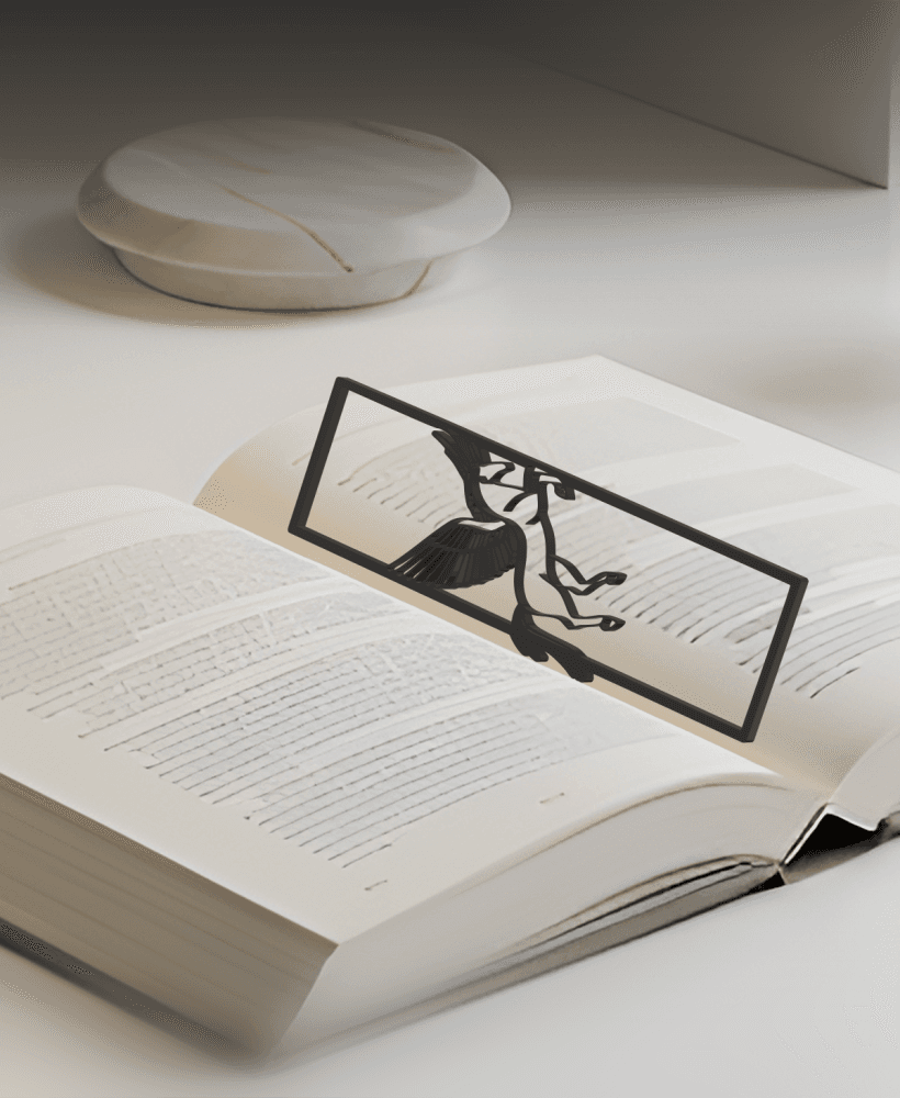 Pegasus Bookmark, Gift Idea 3d model